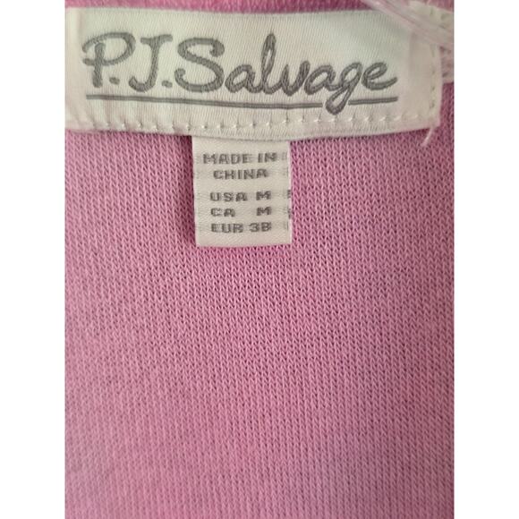 PJ Salvage Pink Bubblegum French Terry Pickleball Short Set M NWT - Picture 4 of 8